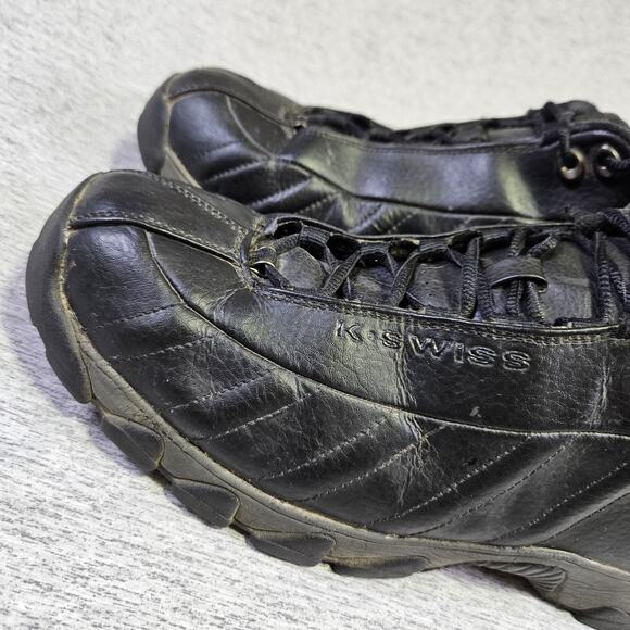 K SWISS ST329 CMF Sneaker Mens 14 Black Athletic 03426-008 Leather Tennis Shoe main image 12